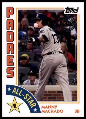 Manny Machado 2019 Topps 1984 Anniversary All Stars #84AS-MM SD Padres - Baseball Card Single
