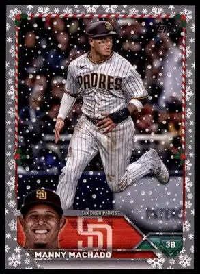 Manny Machado 2023 Topps Holiday Metallic #H169 San Diego Padres - Baseball Card Single