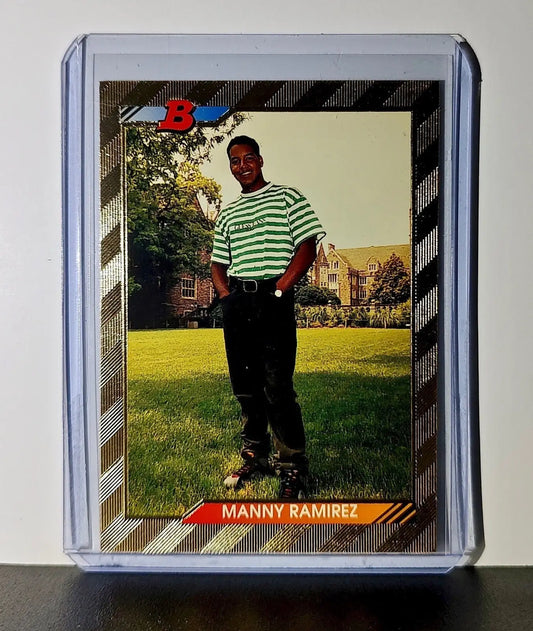 Manny Ramirez 1991 Topps Bowman MLB #676 Card Cleveland Indians - Baseball Card Single