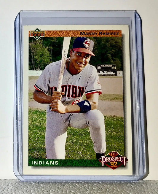 Manny Ramirez 1992 Upper Deck MLB #63 Top Prospect Card Cleveland Indians - Baseball Card Single