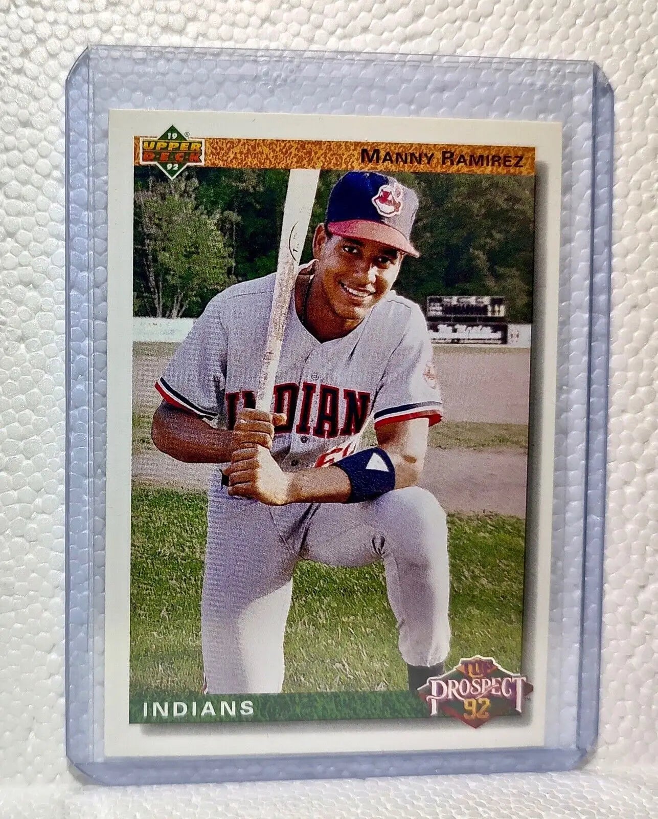 Manny Ramirez 1992 Upper Deck MLB #63 Top Prospect Card Kinston Indians - Baseball Card Single