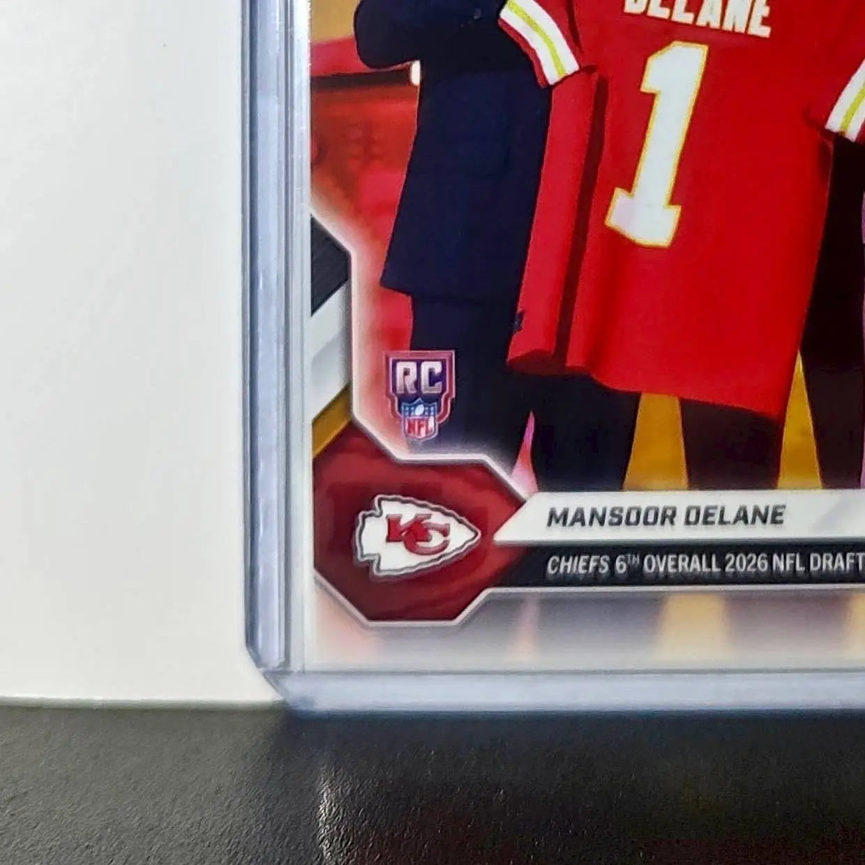 Mansoor Delane Rookie 2026 Topps Now Draft Night #MDEL Card Kansas City Chiefs - Football Card Single