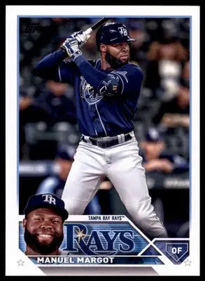 Manuel Margot 2023 Topps #204 Tampa Bay Rays - Baseball Card Single