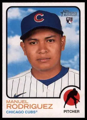 Manuel Rodriguez Rookie 2022 Topps Heritage #291 Chicago Cubs - Baseball Card Single