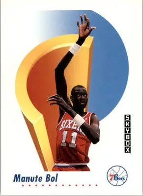 Manute Bol - 1991-92 SkyBox - #212 - Basketball - Basketball Card Single