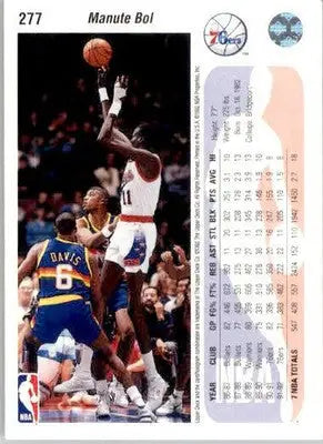 Manute Bol - 1992-93 Upper Deck - #277b - Basketball - Basketball Card Single
