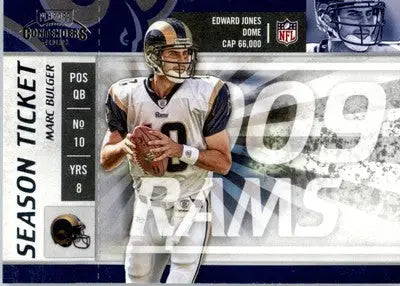 Marc Bulger - 2009 Playoff Contenders - #90 - Football - Football Card Single