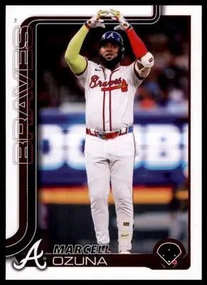 Marcell Ozuna 2025 Topps #160 Atlanta Braves - Baseball Card Single