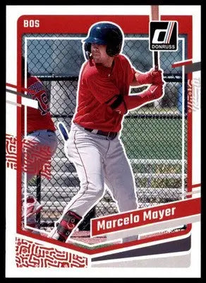 Marcelo Mayer 2023 Donruss #94 Boston Red Sox - Baseball Card Single