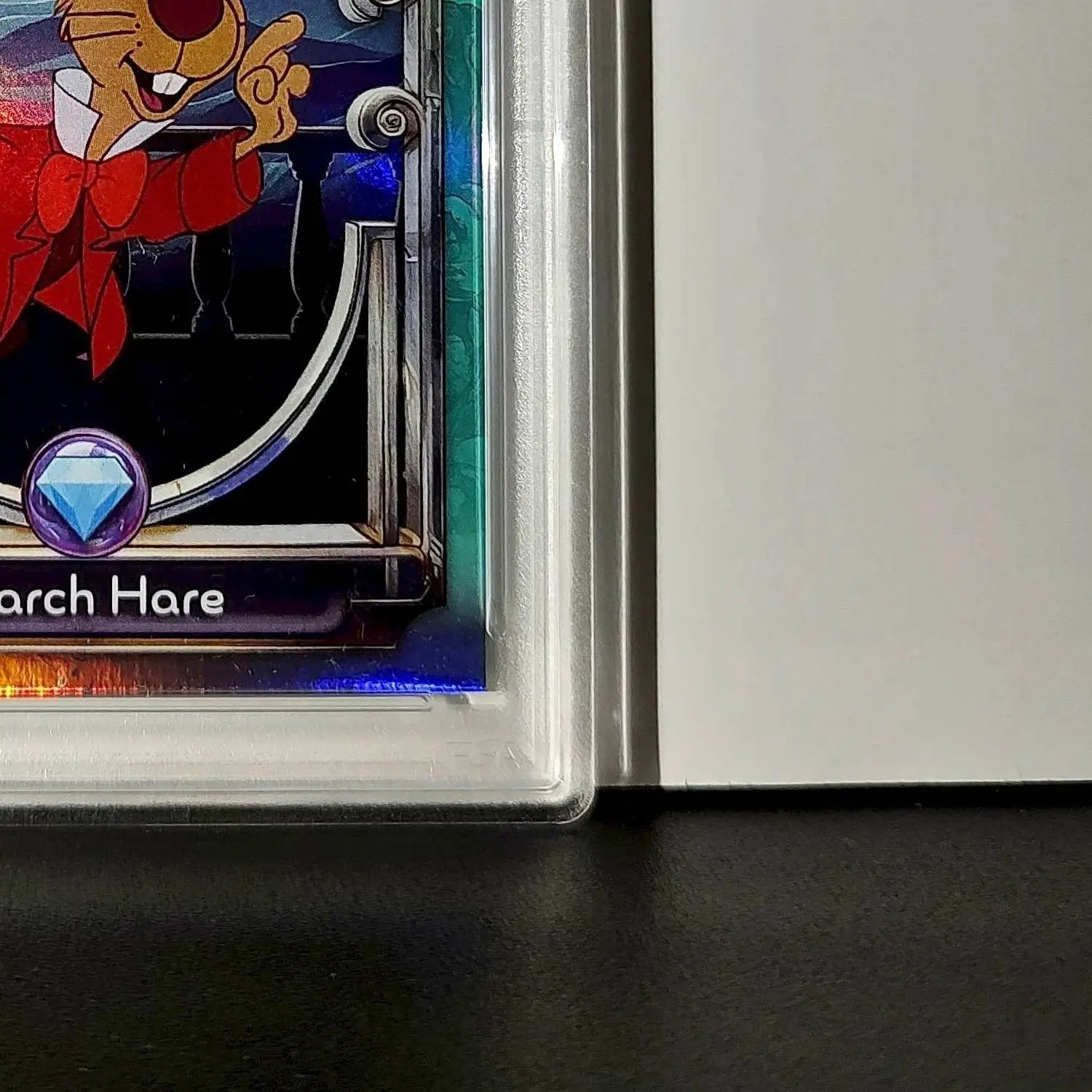 March Hare 2025 Topps Disney Wonder #114 Diamond Card Alice in Wonderland PSA 9