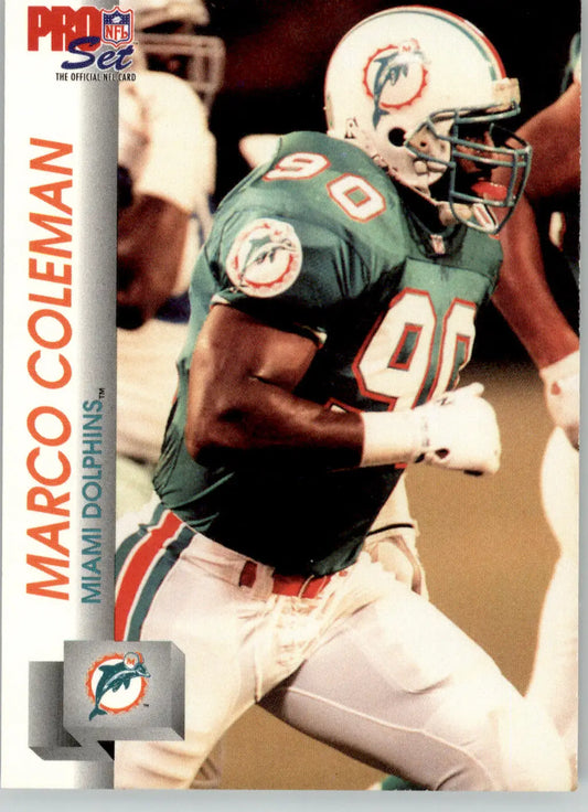 Marco Coleman - 1992 Pro Set - #556 - RC Football - Football Card Single