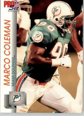 Marco Coleman - 1992 Pro Set - #556 - RC Football - Football Card Single