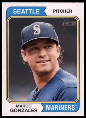 Marco Gonzales 2023 Topps Heritage #144 Seattle Mariners - Baseball Card Single