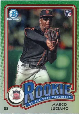 Marco Luciano 2024 Bowman Rookie of the Year Favorites #ROY-11 SF Giants - Baseball Card Single