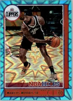 Marcus Morris Sr. - 2021-22 Hoops - #106 - Teal Explosion Basketball - Basketball Card Single