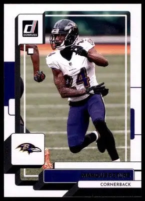 Marcus Peters 2022 Donruss #195 Baltimore Ravens - Football Card Single