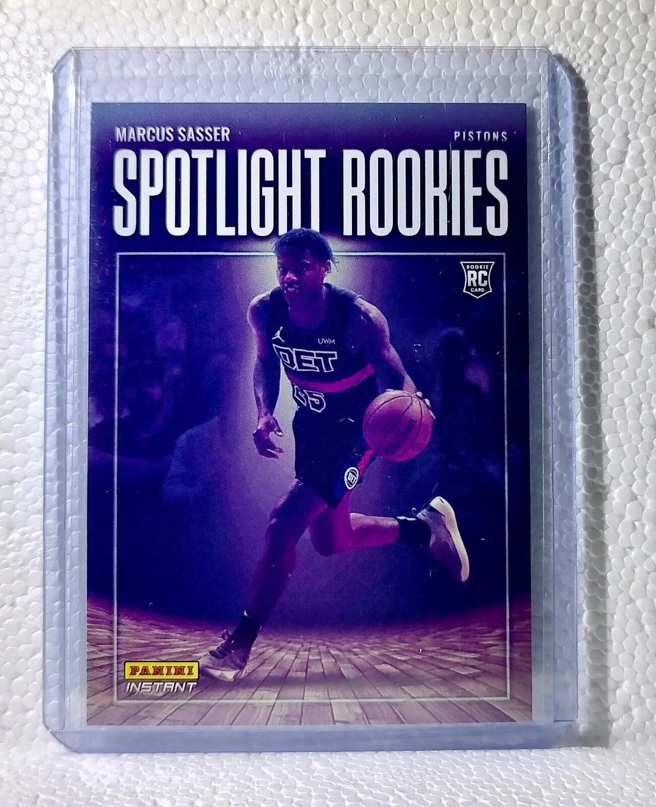 Marcus Sasser 2023-24 Panini #25 NBA Spotlight Rookies Basketball Card 1/209 - Basketball Card Single