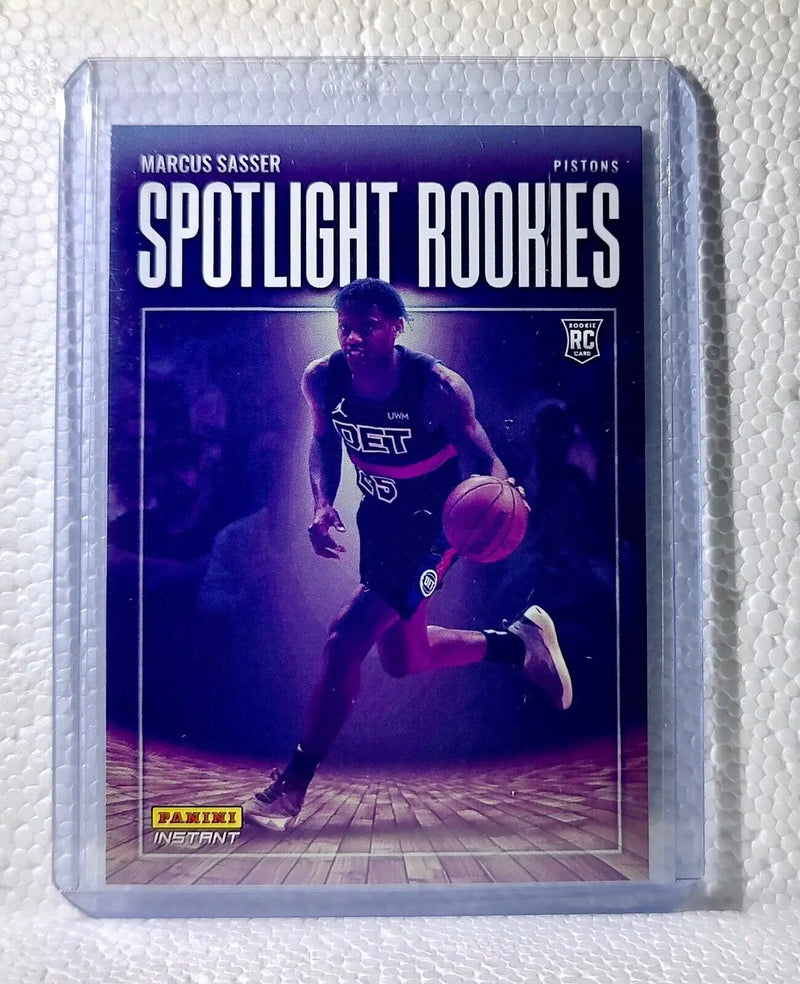 Marcus Sasser 2023-24 Panini #25 NBA Spotlight Rookies Basketball Card 1/209