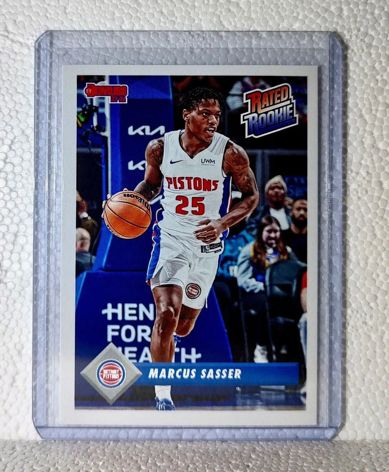 Marcus Sasser 2023-24 Panini NBA #13 Rated Rookie Retro Card Pistons 1/715 - Basketball Card Single