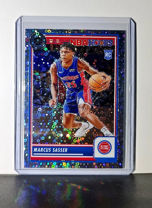 Marcus Sasser 2023-24 Panini Premium NBA Hoops #45 Disco Prizm Rookie Pistons - Basketball Card Single