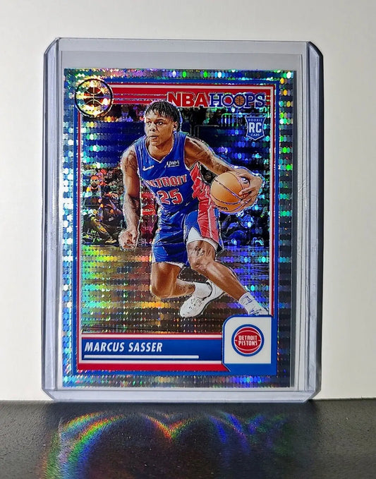 Marcus Sasser 2023-24 Panini Premium NBA Hoops #45 Rookie Pulsar Prizm Pistons - Basketball Card Single