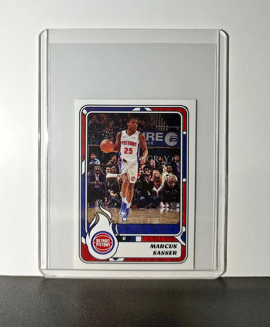 Marcus Sasser 2024-25 Panini NBA #182 Sticker Card Detroit Pistons - Basketball Card Single