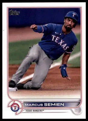 Marcus Semien 2022 Topps #429 Texas Rangers - Baseball Card Single