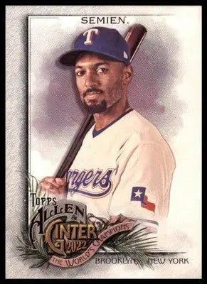 Marcus Semien 2022 Topps Allen & Ginter #198 Texas Rangers - Baseball Card Single