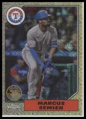 Marcus Semien 2022 Topps Update 1987 Anniversary Chrome #T87C-55 Rangers
