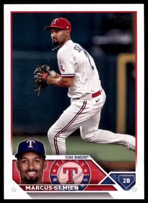 Marcus Semien 2023 Topps #532 Texas Rangers - Baseball Card Single