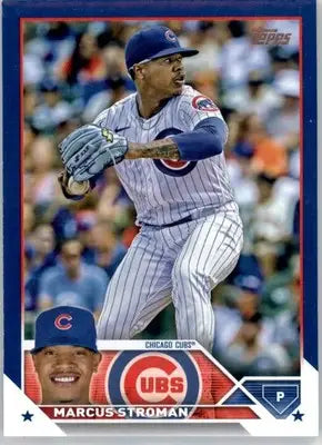 Marcus Stroman - 2023 Topps - #54 - Royal Blue Baseball - Baseball Card Single