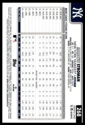 Marcus Stroman 2025 Topps #268 New York Yankees