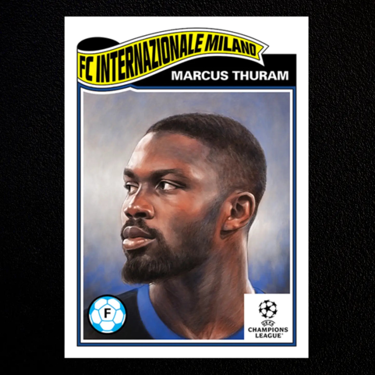 Marcus Thuram Topps UCC Living Card Set #597 Soccer Inter Milan NM-MT