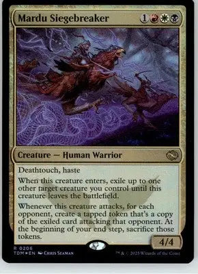 Mardu Siegebreaker - Tarkir: Dragonstorm - 206 - Foil NM Magic: The Gathering - Magic Card Single