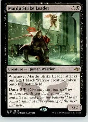 Mardu Strike Leader - Fate Reforged - 75 - MP Magic: The Gathering - Magic Card Single