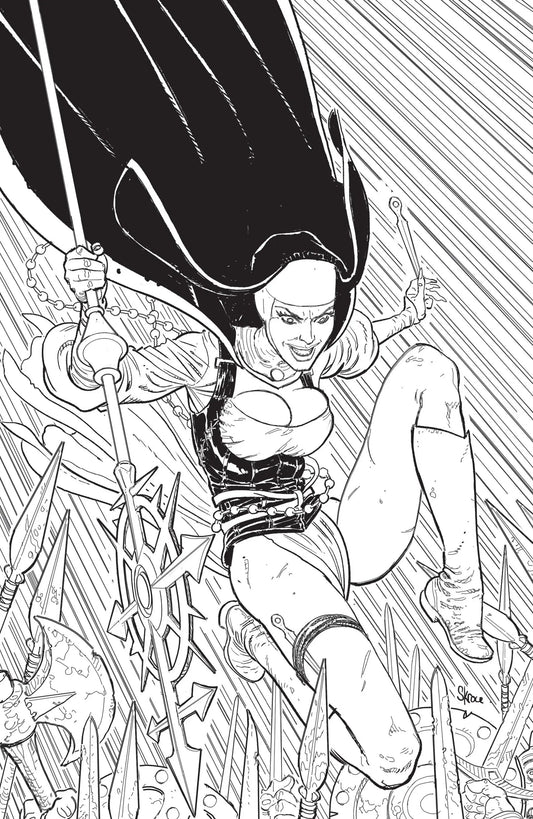 Marian Heretic #5 C Unlimited Variant (Full Art Inks Skroce) - Back Issues