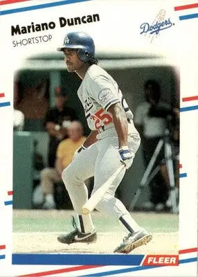 Mariano Duncan - 1988 Fleer - #513 - Baseball - Baseball Card Single