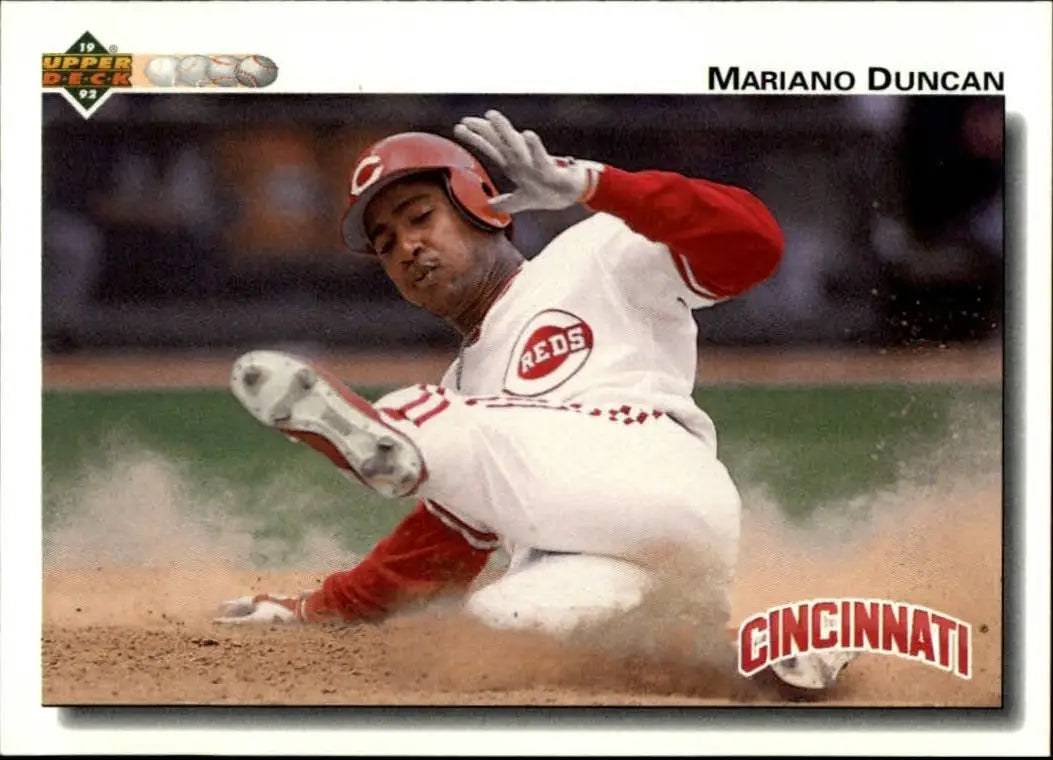 Mariano Duncan 1992 Upper Deck MLB #659 Baseball Card Cincinnati Reds