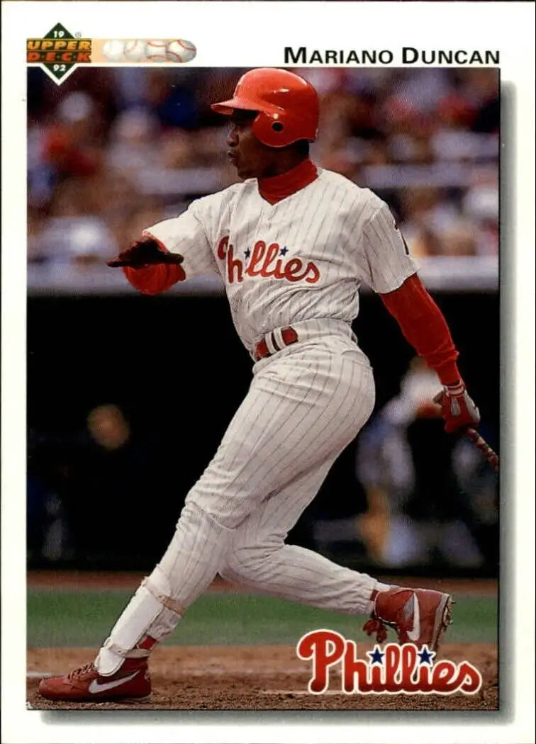 Mariano Duncan 1992 Upper Deck MLB #792 Baseball Card Philadelphia Phillies
