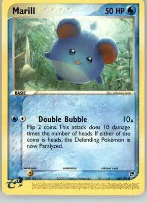 Marill - Sandstorm - 68/100 - HP Pokemon - Pokémon Card Single