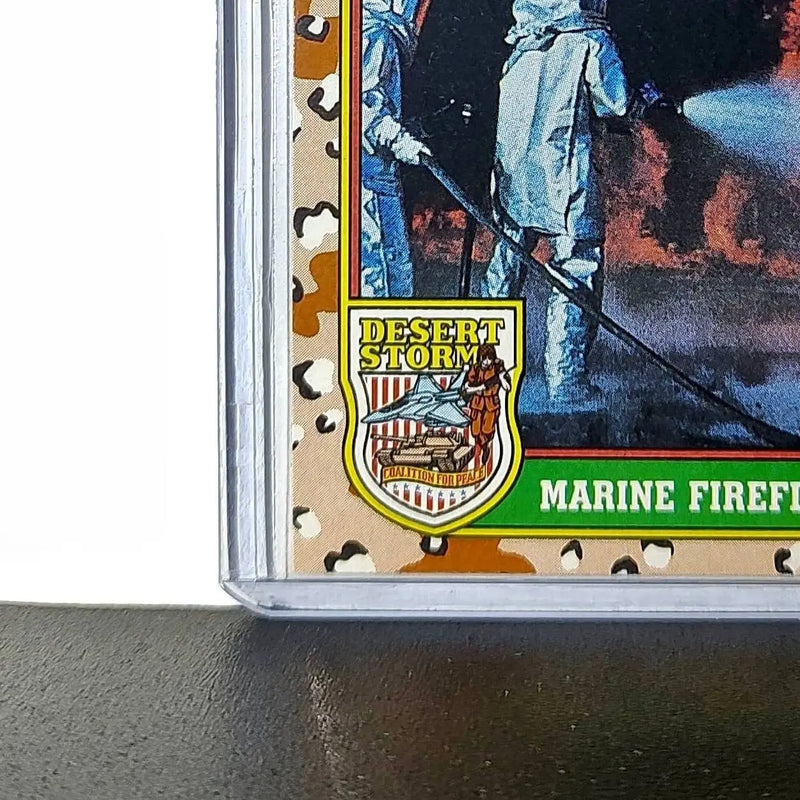 Marine Firefighters 1991 Topps Desert Storm #74 Card - Other