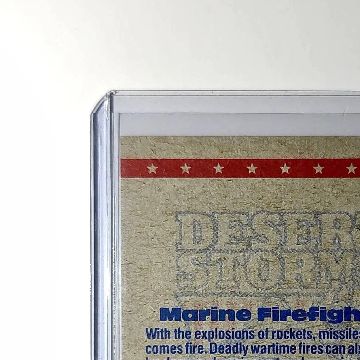 Marine Firefighters 1991 Topps Desert Storm #74 Card - Other