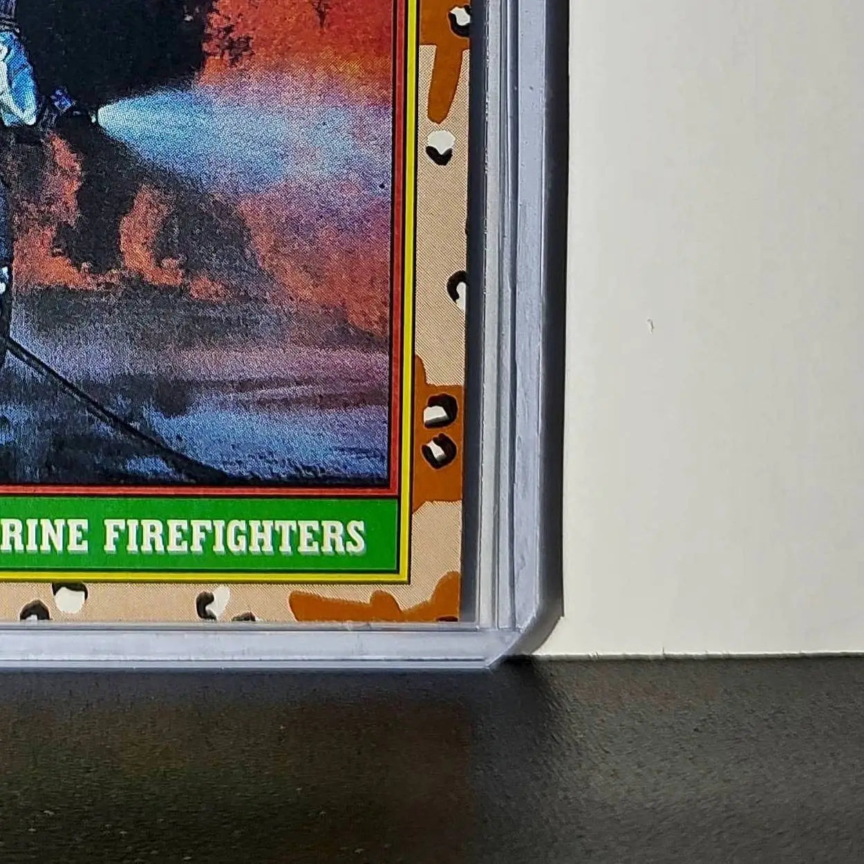 Marine Firefighters 1991 Topps Desert Storm #74 Card - Other