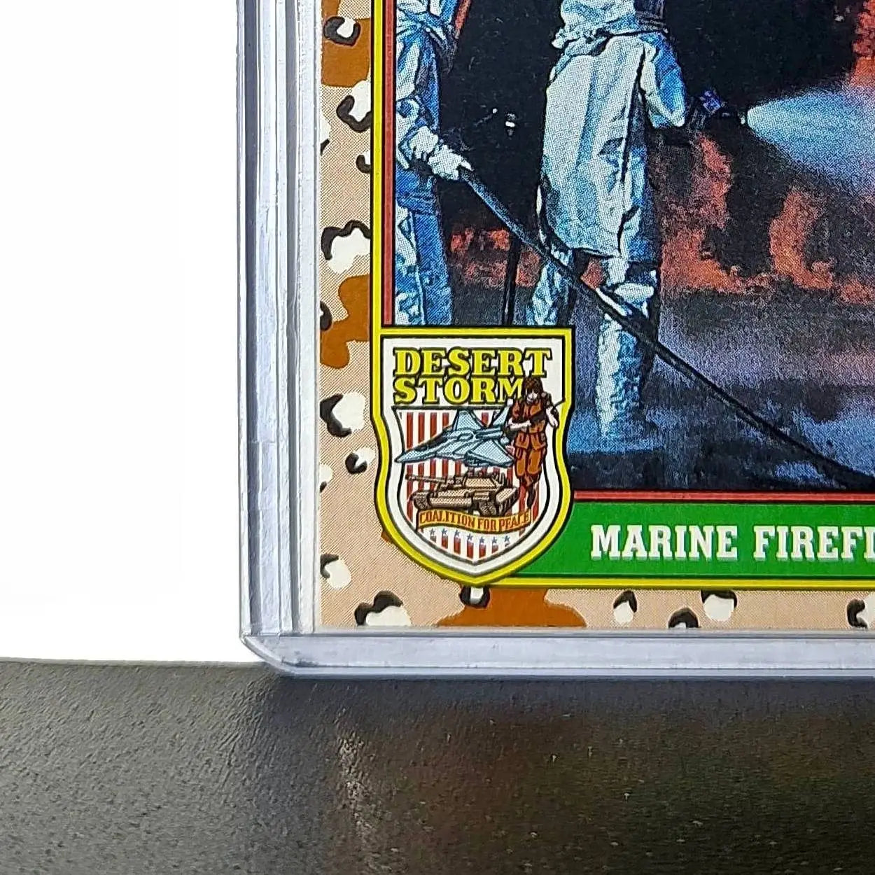 Marine Firefighters 1991 Topps Desert Storm #74 Card - Other