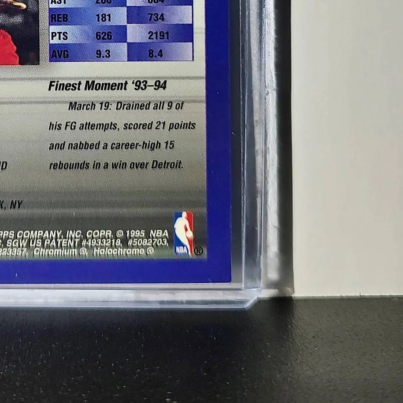 Mario Elie 1994-95 Topps Finest #263 Basketball Card - Basketball Card Single
