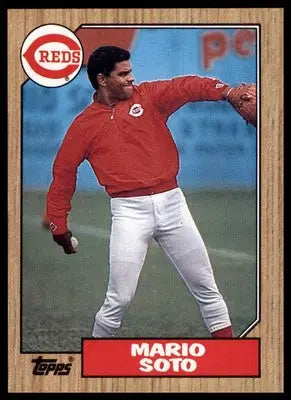 Mario Soto 1987 Topps #517 Cincinnati Reds - Baseball Card Single
