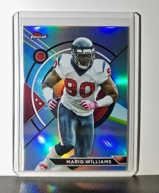 Mario Williams 2023 Topps Finest Refractor NFL #193 Football Card Houston Texans - Football Card Single