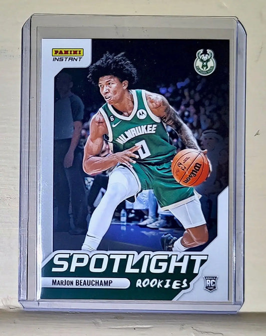 MarJon Beauchamp 2022-23 Panini NBA #24 Spotlight Rookies Card 1/965 - Basketball Card Single