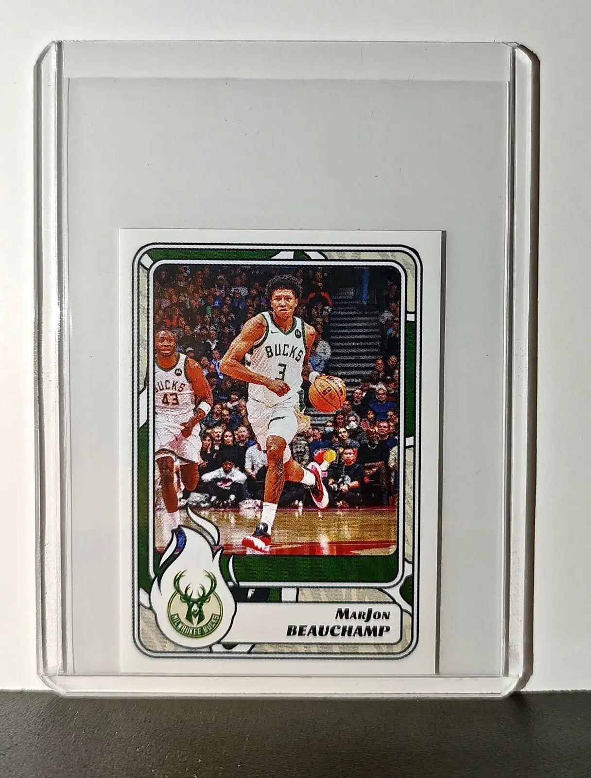 MarJon Beauchamp 2024-25 Panini NBA #222 Sticker Card Milwaukee Bucks