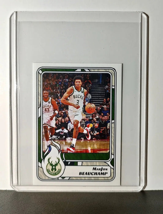MarJon Beauchamp 2024-25 Panini NBA #222 Sticker Card Milwaukee Bucks - Basketball Card Single